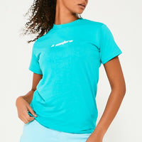 Springfield T-Shirt & Shorts Set - Aqua / Blue