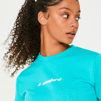 Springfield T-Shirt & Shorts Set - Aqua / Blue