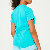 Springfield T-Shirt & Shorts Set - Aqua / Blue