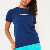 Springfield T-Shirt & Shorts Set - Navy / Aqua