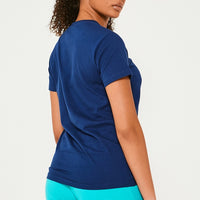 Springfield T-Shirt & Shorts Set - Navy / Aqua