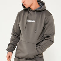 Fresh Couture Hooded Tracksuit - Charcoal
