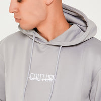 Fresh Couture Hooded Tracksuit - Light Grey