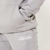 Fresh Couture Hooded Tracksuit - Light Grey