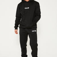 Fresh Couture Hooded Tracksuit - Black