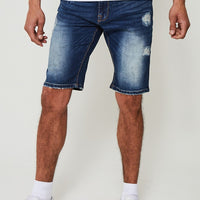 Camley Denim Short - Mid Blue