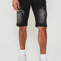 Woodstock Denim Short - Black