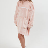 Bicknell Oversized Blanket Hoodie - Pink