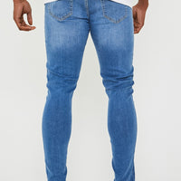Just Organic Skinny Jeans - Mid Blue