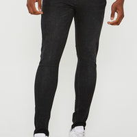 Just Organic Skinny Jeans - Washed Black