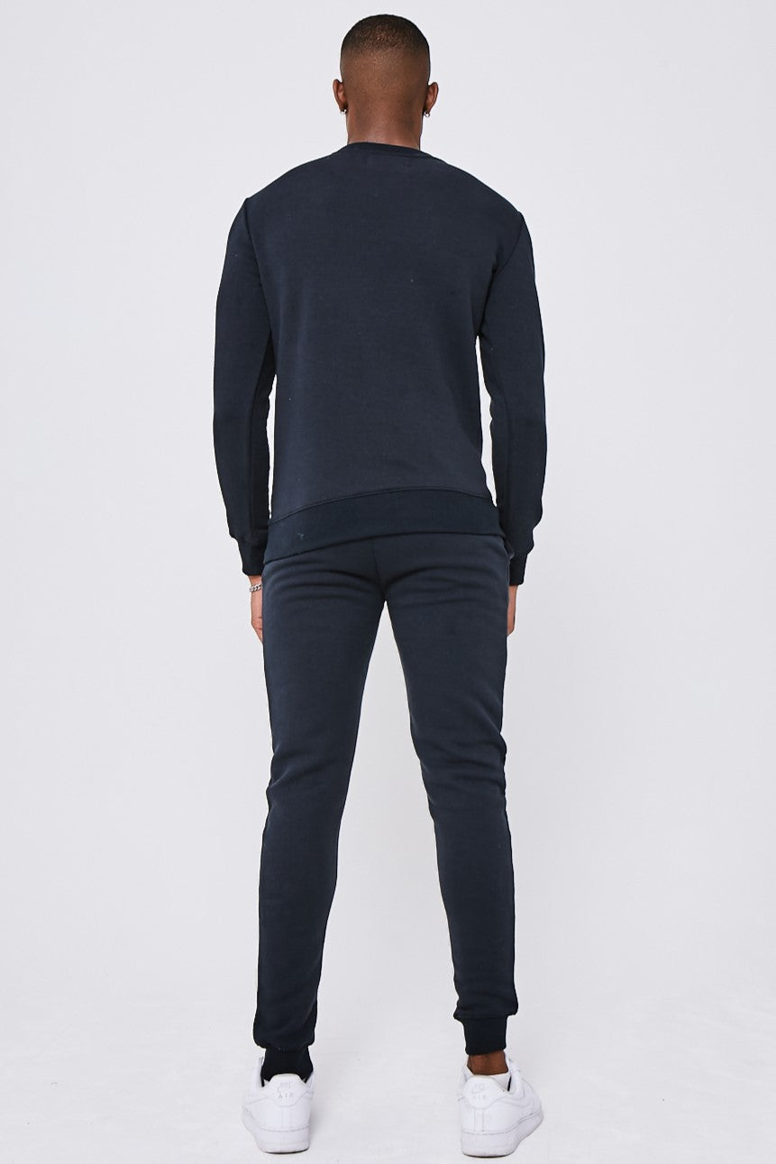 DFND Core Crew Tracksuit - Navy