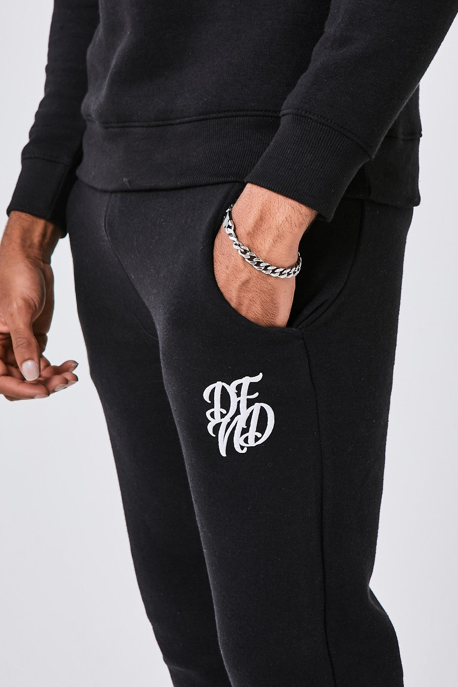 DFND Core Crew Tracksuit - Black