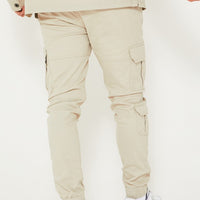Soul Star Experience Cargo Pants - Stone
