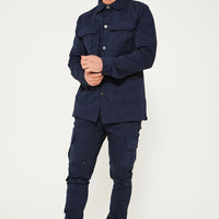 Soul Star Experience Cargo Pants - Navy