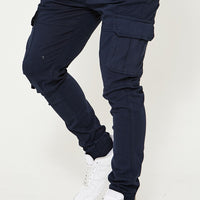 Soul Star Experience Cargo Pants - Navy