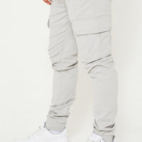 Soul Star Experience Cargo Pants - Light Grey