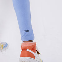 Colindale Co-ord Tee and Legging - Steel Blue
