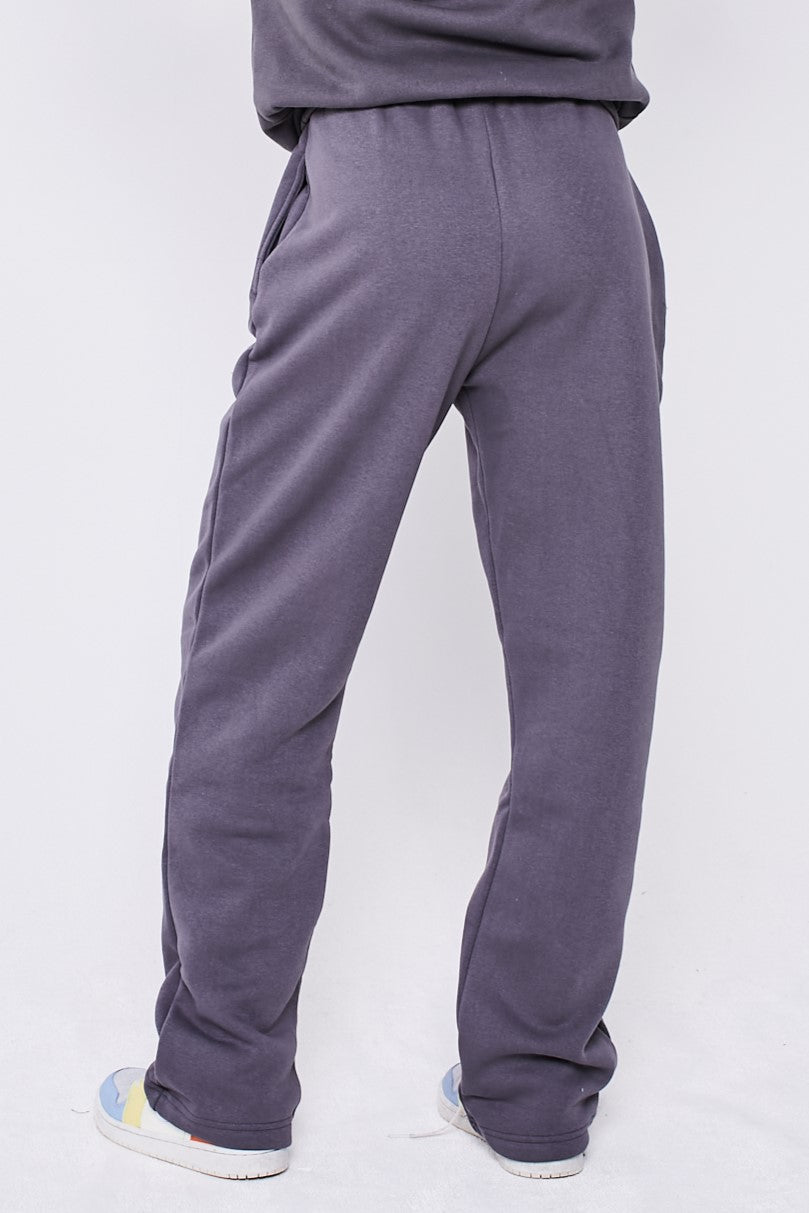 12 Wholesale Ladies Single Jersey Cotton Jogger Pants With Pockets In  Charcoal Gray Size Large - at 