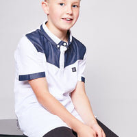 Junior Baker Tee - White / Navy