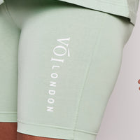 Burnt Oak Co-ord Tee and Short - Slit Green