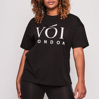 Burnt Oak Co-ord Tee and Short - Black