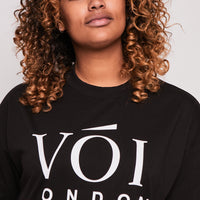 Burnt Oak Co-ord Tee and Short - Black