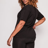 Burnt Oak Co-ord Tee and Short - Black