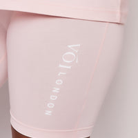 Burnt Oak Co-ord Tee and Short - Powder Pink