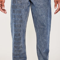 Lewisham Relaxed Long Leg Fit Jeans- Light Blue