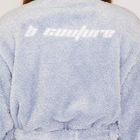 White City Dressing Gown - Blue Grey