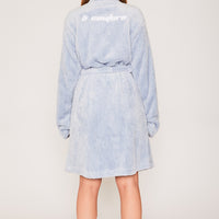 White City Dressing Gown - Blue Grey