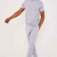 Pinner T-Shirt & Jogger Set - Grey