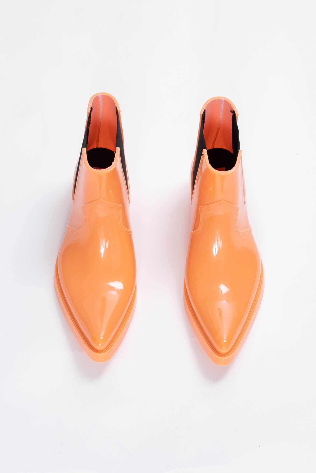 Calvin Klein Carol Rubber Boots Orange