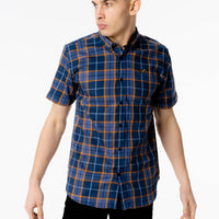 Richard Voi Shirt - Navy Check