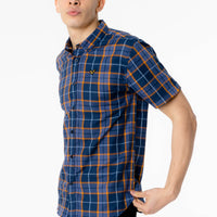 Richard Voi Shirt - Navy Check