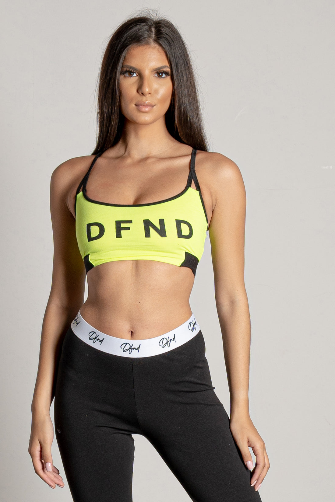 Womens DFND Eva Bra Top - Green
