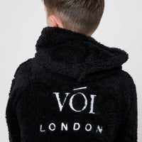 VOI Kid's Dressing Gown - Black