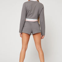 Devine Two Piece Set - Charcoal