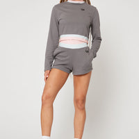Devine Two Piece Set - Charcoal