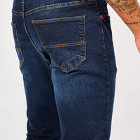 Deluxe Tapered Jeans - Dark Blue