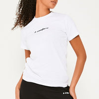 Springfield T-Shirt & Shorts Set - White / Black