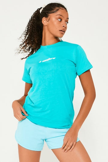 Springfield T-Shirt & Shorts Set - Aqua / Blue
