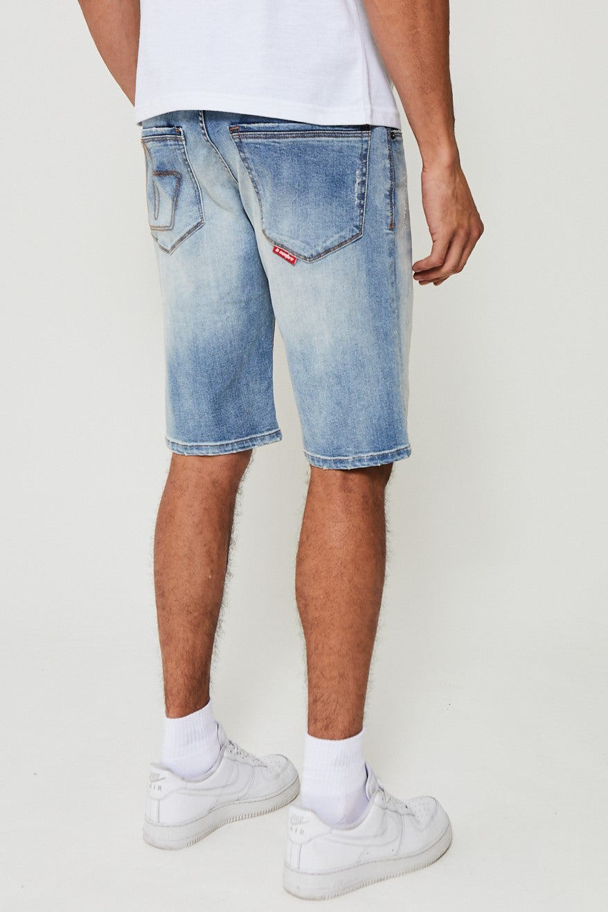 Camdale Denim Short - Ice Blue