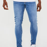 Just Organic Skinny Jeans - Mid Blue
