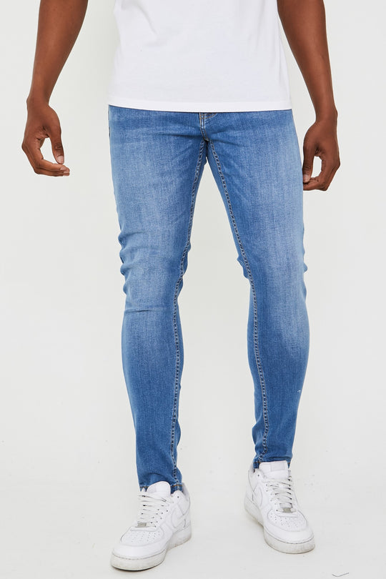 Just Organic Skinny Jeans - Mid Blue