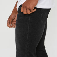 Just Organic Skinny Jeans - Washed Black