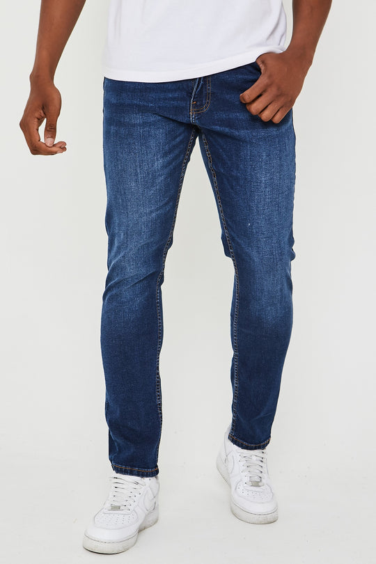 Just Organic Slim Jeans - Dark Blue