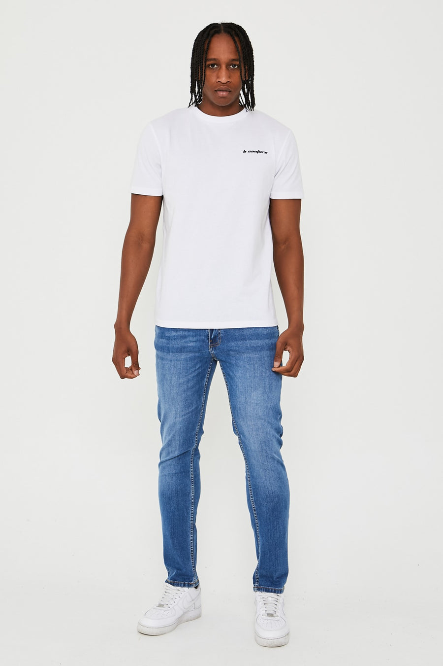 Just Organic Slim Jeans - Mid Blue