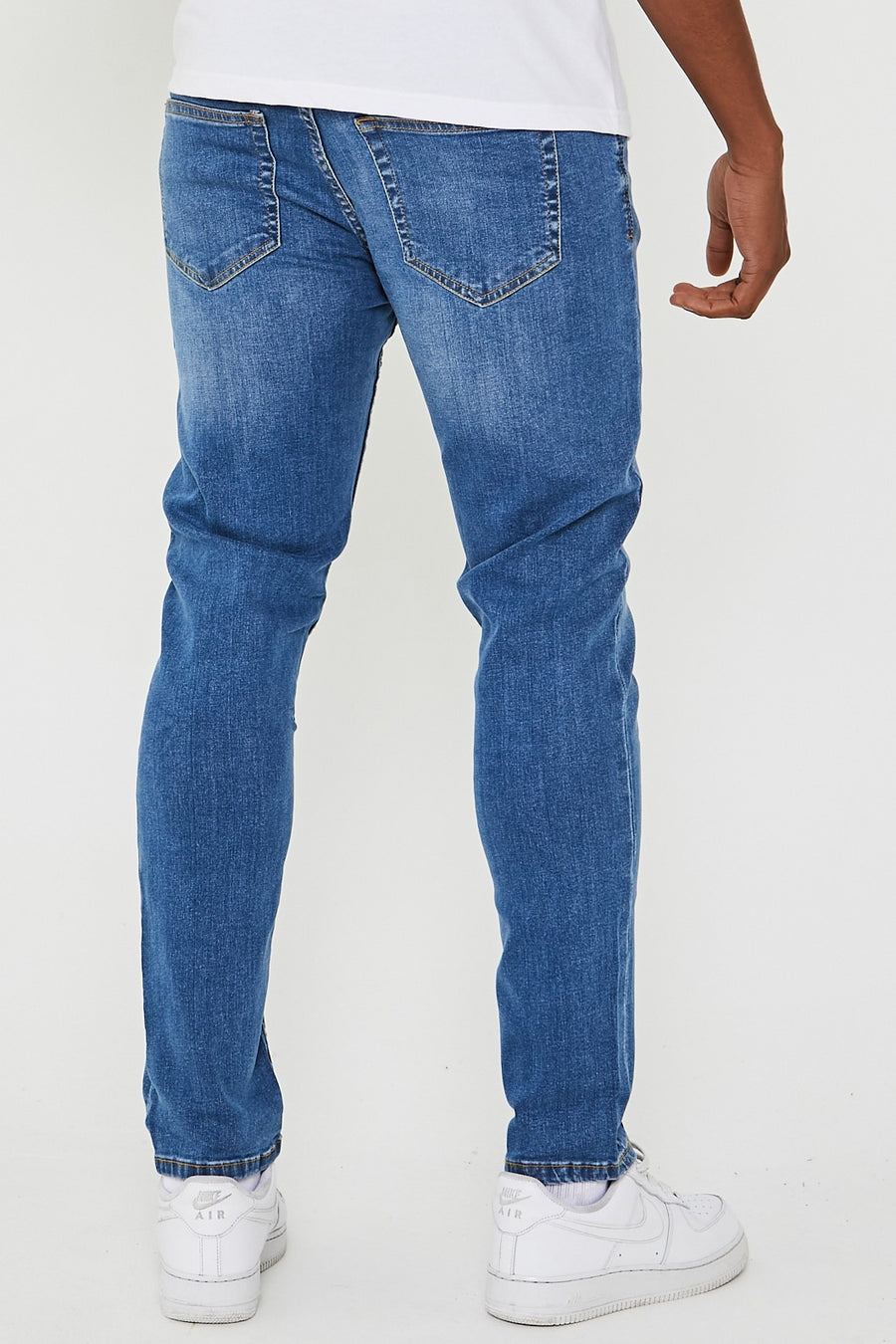 Just Organic Slim Jeans - Mid Blue