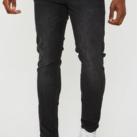 Just Organic Slim Jeans - Washed Black